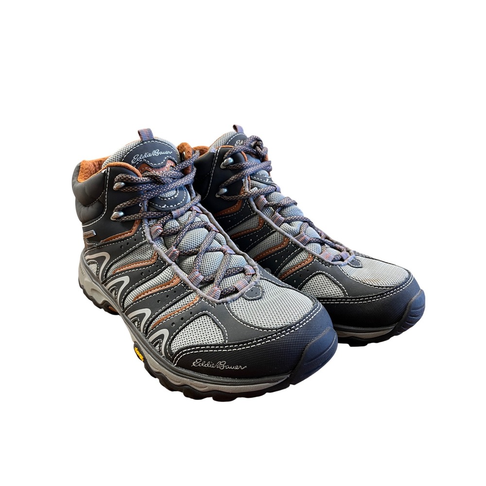 EDDIE BAUER Lukla Mid Hiking Boots Mens 8.5 Camping Waterproof Vibram Gorpcore